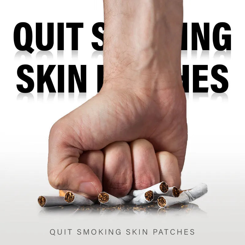 30 piece plant extract nicotine patches in box for smoking cessation