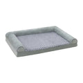 Universal cloth dog kennel cover in gray for medium and large crates
