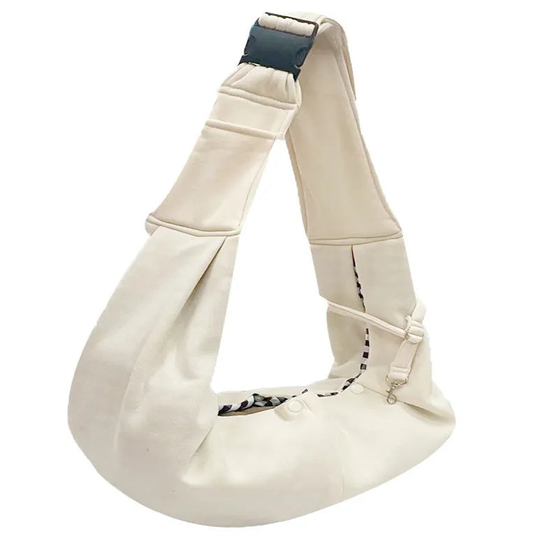 Soft polyester pet carrier bag with adjustable shoulder strap in multiple colour options