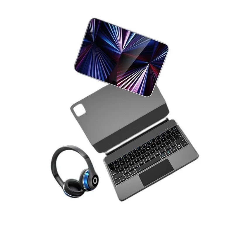 11 inch wireless Bluetooth keyboard with magnetic tablet protective cover in multiple colours