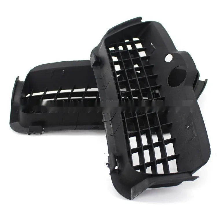 Black ABS plastic fog light cover pair for Volkswagen Golf 3 front bumper lower grille replacement