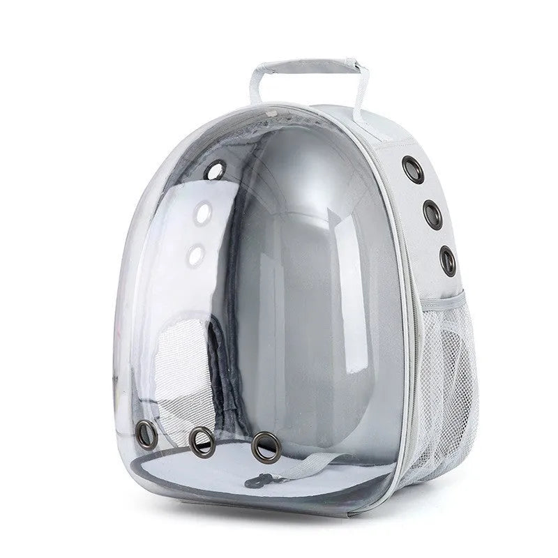 Medium hard PC astronaut-style pet carrier bag with side opening in various colour options