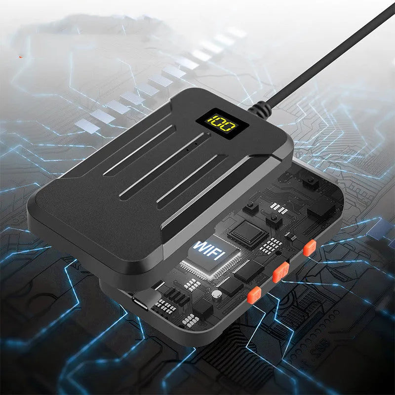 Wireless dual lens endoscope with 5.5mm and 8mm waterproof probes for smartphone inspections