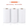 Three rolls of 57mm thermal paper in packaging for small printers