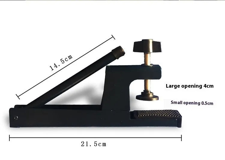 Table tennis post set with thickened universal clips for indoor open grid tables