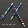 Titanium alloy gun bolt handle ballpoint pen with phantom colour finish.