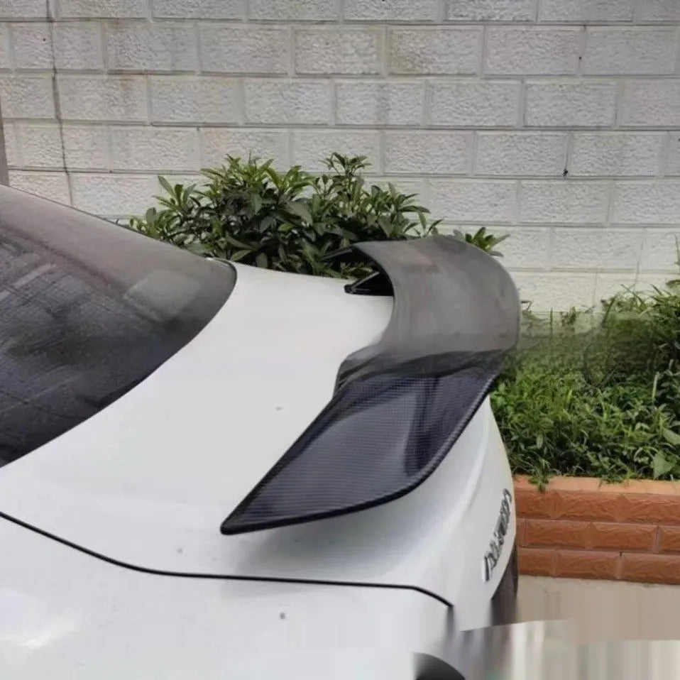 Universal punch-free ABS car spoiler for rear vehicle modification in various colour options