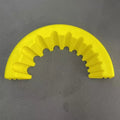 Yellow, green and black angle grinder grinding bit bracket holders for silicon sealant tools