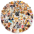Nordic style realistic dog facial expression sticker pack containing 100 individual sheets