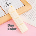 Chocolate cartoon simulation ballpoint pen with 0.5mm bullet tip in plastic body.