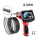 8.5mm dual-lens endoscope camera body with 5 metre hard line cable and memory card for pipe inspection