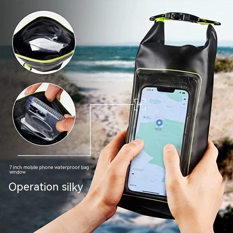 Waterproof crossbody phone bag for swimming and outdoor use in various colours