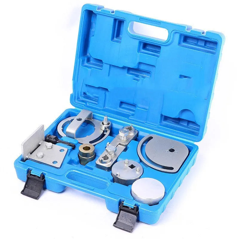 Volvo timing tool set with 8 carbon steel tools for engine camshaft crankshaft alignment