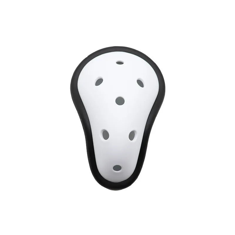 Rubber sports genital protector for adult and children sizes in contact sports