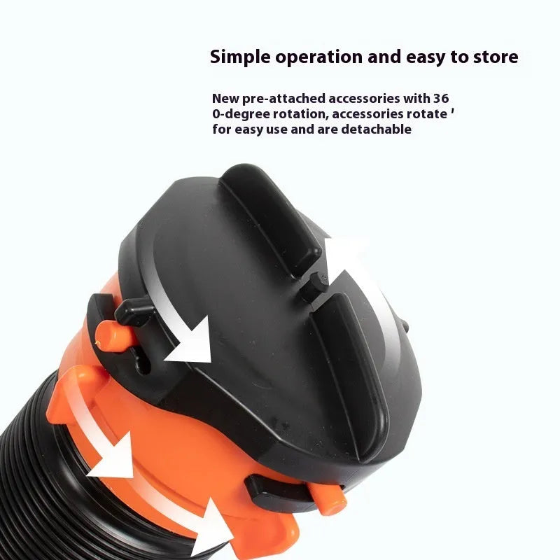 90-degree rotary elbow joint connector for caravan waste water hose with polypropylene construction