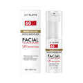 30g lightweight breathable sunscreen bottle with hyaluronic acid and Centella asiatica extract for daily face and body use