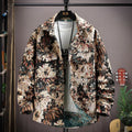 Casual lapel shirt coat with long sleeves and straight hem in multiple colour options