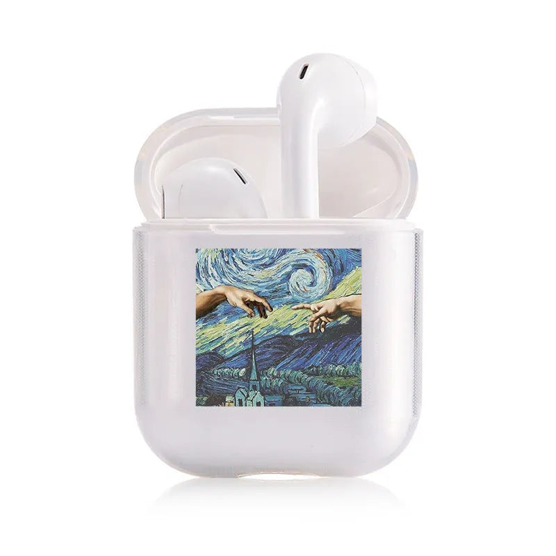 Transparent AirPods protective cover for Apple AirPods and AirPods Pro models