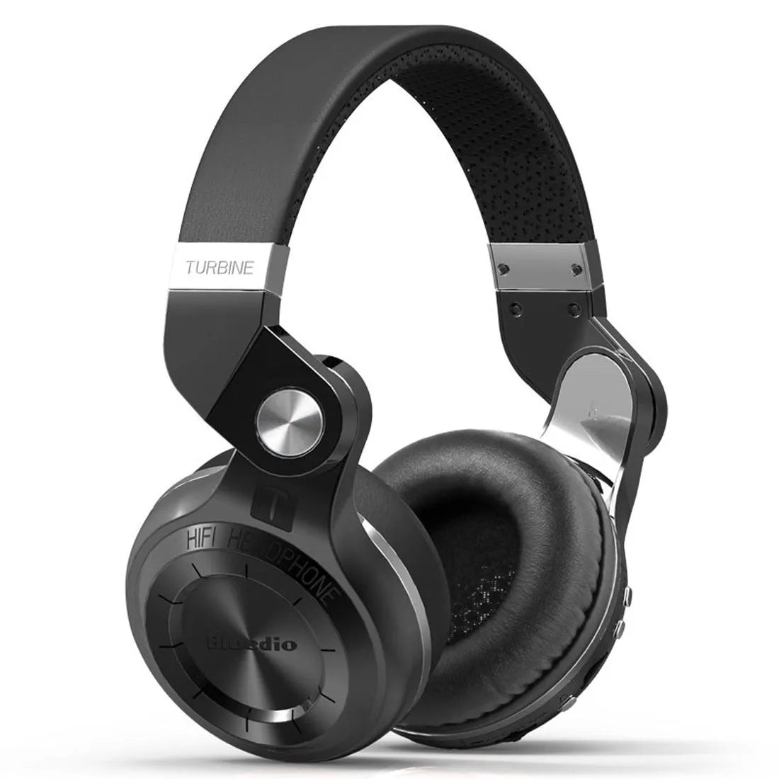 Bilateral stereo Bluetooth 4.1 headset body available in black, blue, red, and white with 10m range