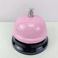 Iron game bell for classroom or restaurant use in various colours including green tea and rose kiss
