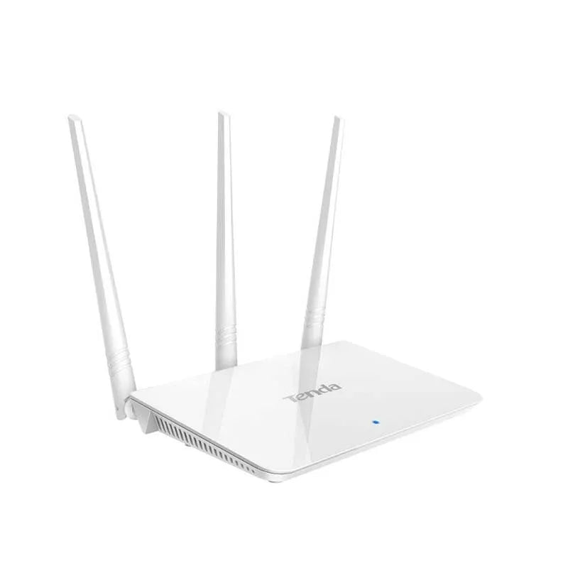 White US style dual-band wireless router with 2.4G and 5G frequency support for broadband connectivity