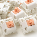 A single Panda Shaft mechanical keyboard switch for DIY installation.