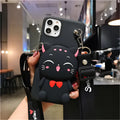 Cartoon camouflage patterned silicone wallet case for Huawei phones in multiple colour options