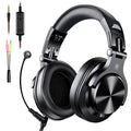 OneOdio over-ear studio monitor headphones with 40mm drivers in black or red colour options.