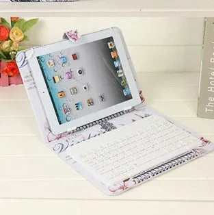 Wireless Bluetooth keyboard protective case for mobile phones and tablets in multiple colour options