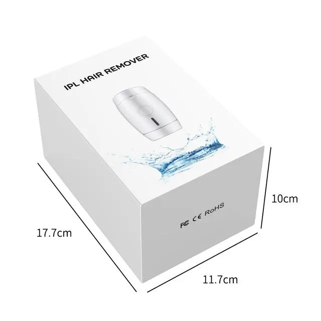 White home laser hair removal instrument with 5 energy gears and 800000 flashes capacity
