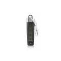 A rolling door remote control in a choice of colours showing its compact rectangular shape.