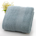Thickened cotton blend bath towel shown in Apple Green colour option.