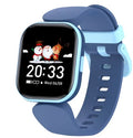 H39T Temperature Smart Children's Watch with blue TPU strap and 1.4-inch touch screen