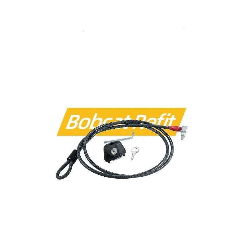 Plastic coated steel cable lock for roof rack security in 600mm and 1200mm lengths.