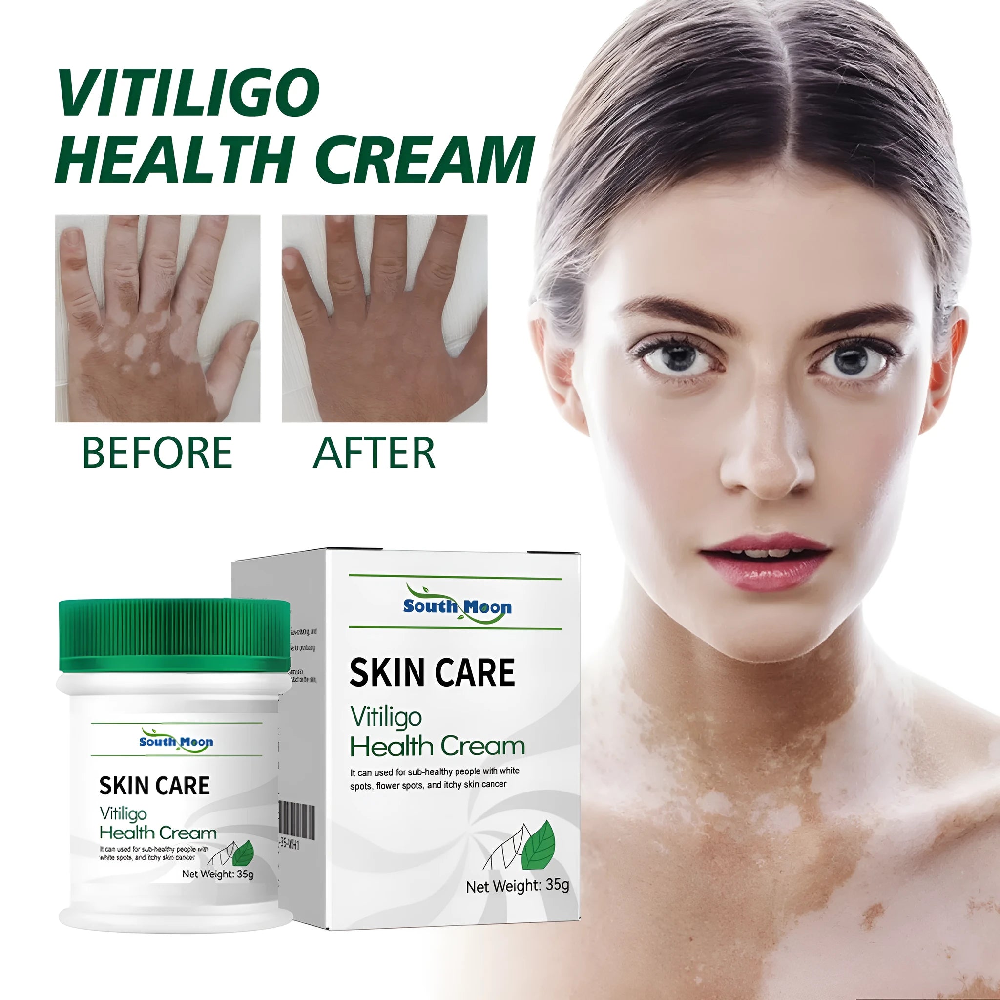 35g tube of body care cream for orange peel texture and moisturising general skin