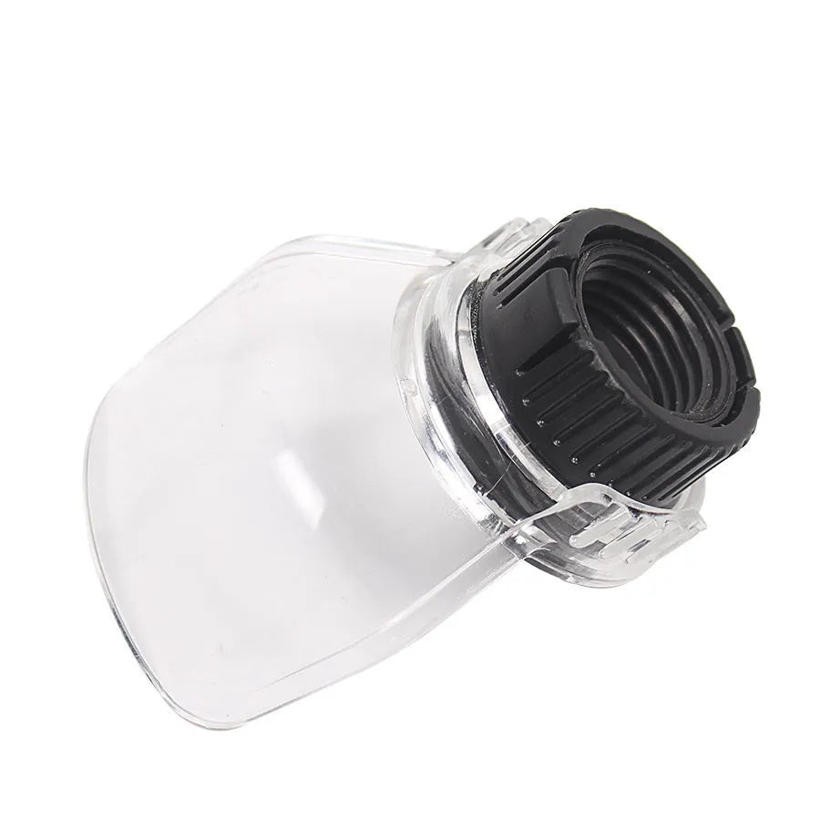 Transparent plastic horn cover for Delta tool face protection during grinding and industrial tasks