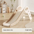 Small plastic baby slide in blue colour for toddlers under 3 years with crawling and coordination training