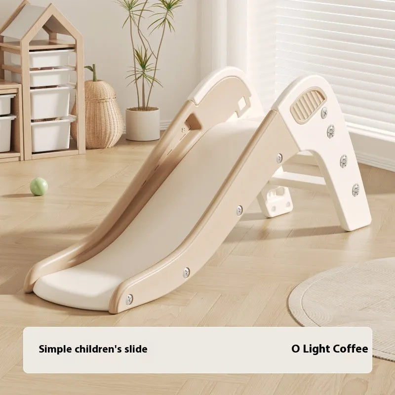 Small plastic baby slide in blue colour for toddlers under 3 years with crawling and coordination training
