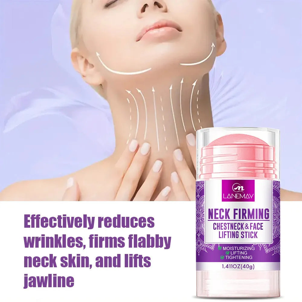 40g container of anti-wrinkle neck firming cream with brightening properties