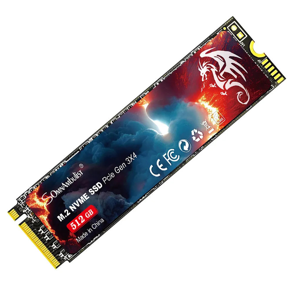 M.2 SATA solid state drive with 80x22x3.5mm dimensions showing capacity options from 128GB to 2TB