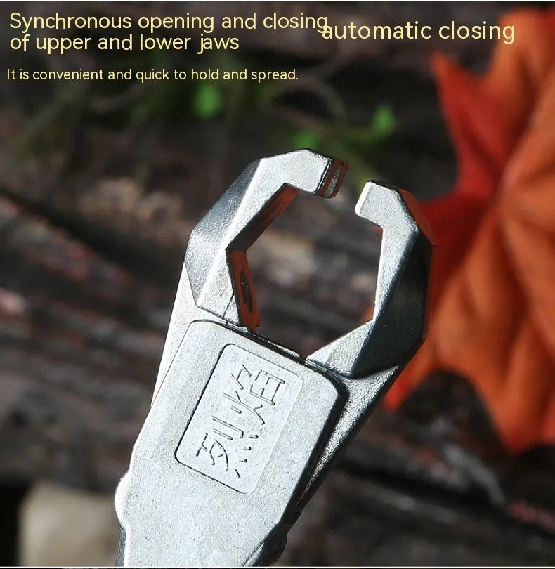 Zinc alloy archery release aid with two-axis harpoon clip and stainless steel components