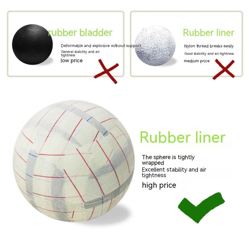 Fluorescent green Size 5 football with seamless thermal adhesive patch construction.
