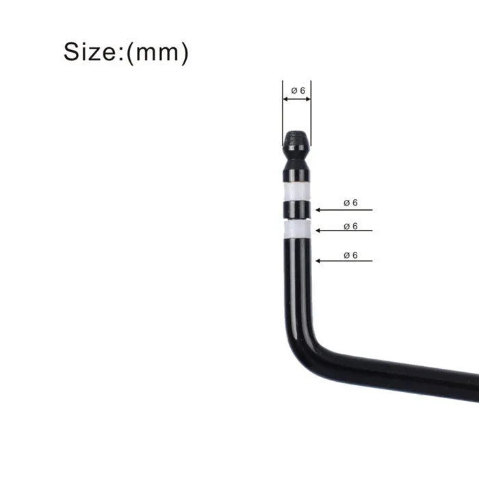 Direct plug-in guitar tremolo bar in metal construction with multiple colour options