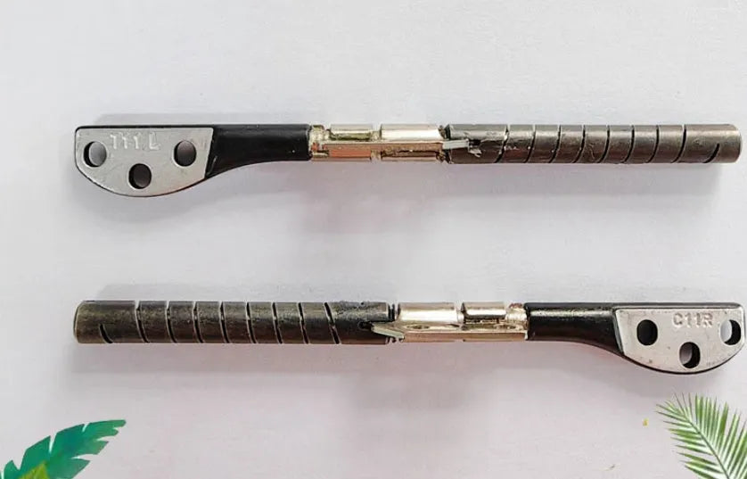 A1286 rotating shaft replacement for MacBook Pro 15-inch laptop hinge repair with foam packaging