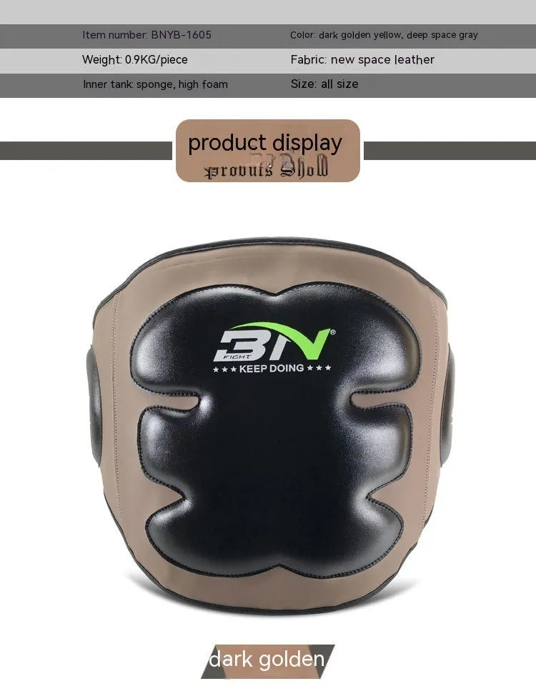 Sanda boxing breast protection target waist-mounted chest guard in dark grey
