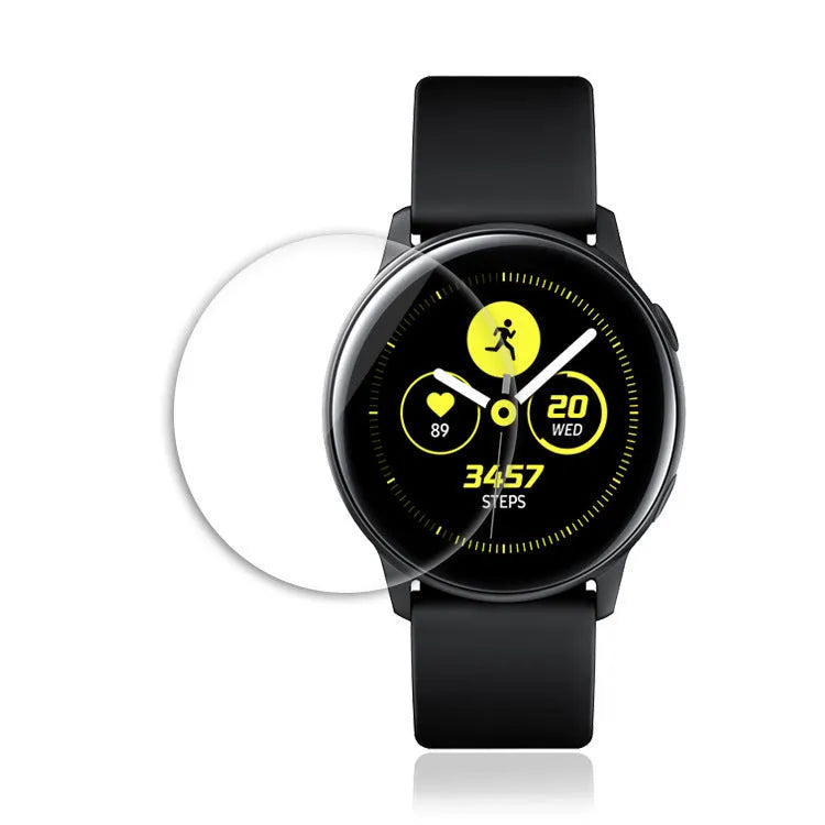 Samsung Galaxy Watch Active tempered glass screen protector with anti-fingerprint surface