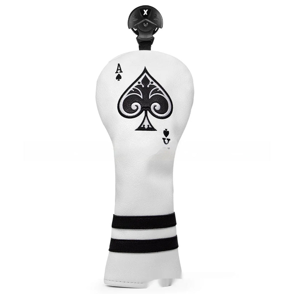 Flexible PU golf putter sleeve cover for club head protection, shown in one of three available colour options.