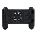 Black Bluetooth mobile game controller for Apple iOS iPhone gaming with cooling feature