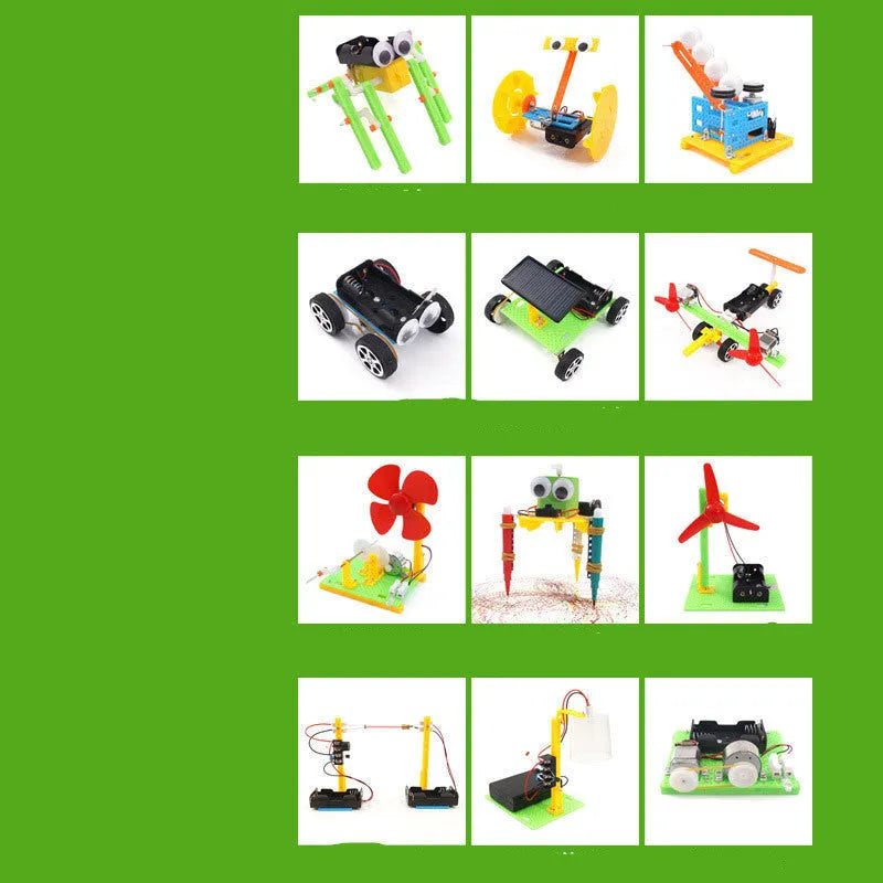 DIY puzzle assembling building blocks science experiment teaching aids measuring 29x22x4cm