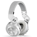 Bilateral stereo Bluetooth 4.1 headset body available in black, blue, red, and white with 10m range